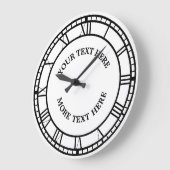 Romeinse Numerieke Sjabloon Grote klok (Hoek)