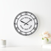 Romeinse Numerieke Sjabloon Grote klok (Huis)