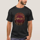 Romeinse Republiek Founding Spqr Ancient Rome T-shirt (Voorkant)