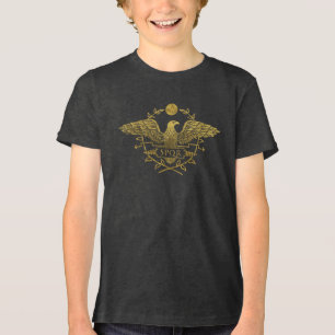 Romeinse Rijk Adelaar Insigne Tri-Blend Shirt