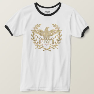 Romeinse Rijk Adelaar Mozaïek Embleem T-shirt