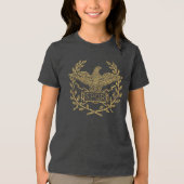 Romeinse Rijk Adelaar Mozaïek Embleem Tri-Blend Shirt (Voorkant)