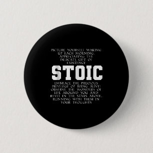 Romeinse Rijk Boek Quote Marcus Aurelius Gratirude Ronde Button 5,7 Cm