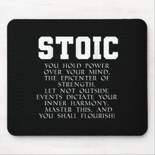 Romeinse Rijk Boek Quote Marcus Aurelius Stoic Muismat