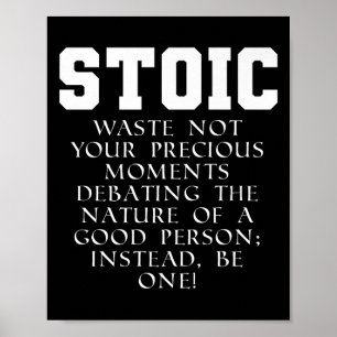 Romeinse Rijk Boek Quote Marcus Aurelius Stoic Pre Poster