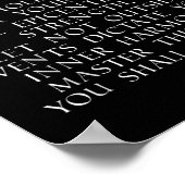 Romeinse Rijk Boek Quote Marcus Aurelius Stoic Tan Poster (Hoek)