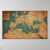 Romeinse Rijk in zijn grootste omvang (herwerken) Poster (Voorkant)
