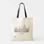 Romeinse Romeinse Romeinse architectuur en obelisk Tote Bag (Achterkant)