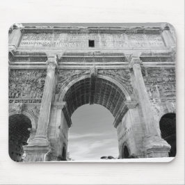 Romeinse ruïnes kunstzinnig minimalistisch muismat