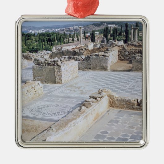 Romeinse ruïnes van de haven van Emporion Metalen Ornament (Voorkant)