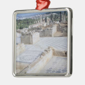 Romeinse ruïnes van de haven van Emporion Metalen Ornament (Links)