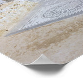 Romeinse ruïnes van de haven van Emporion Poster (Hoek)