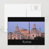 Romeinse skyline bij schemering briefkaart (Voorkant / Achterkant)