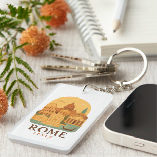 Romeinse sleutelhanger in vintage stijl – Colosseu