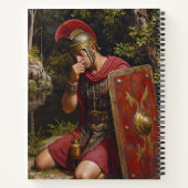 Romeinse soldaat  notitieboek (Achterkant)