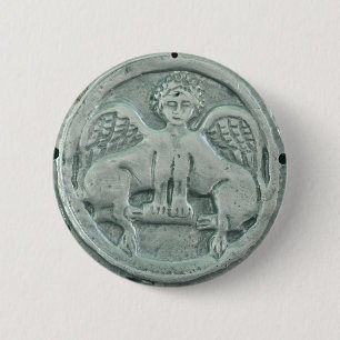 Romeinse soldaat uniform zilvermedallion griffin s ronde button 5,7 cm