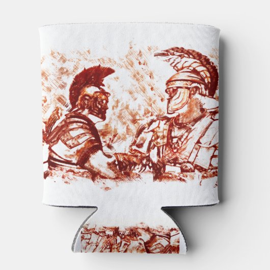 Romeinse soldaten blikjeskoeler (Achterkant)