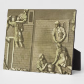 Romeinse soldaten bouwen een fort, bord 21 uit 'Le Fotoplaat (Zijkant)