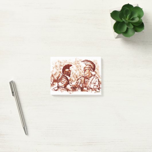 Romeinse soldaten post-it® notes (Kantoor)