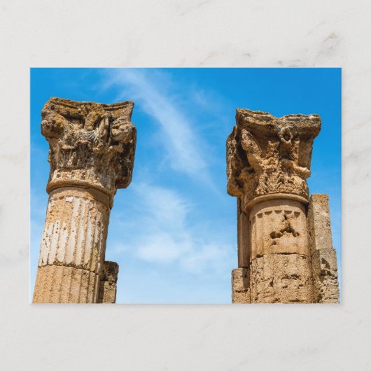 Romeinse stadsruïnes briefkaart (Voorkant)