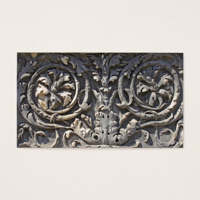 Romeinse steen visitekaartjes (Voorkant)