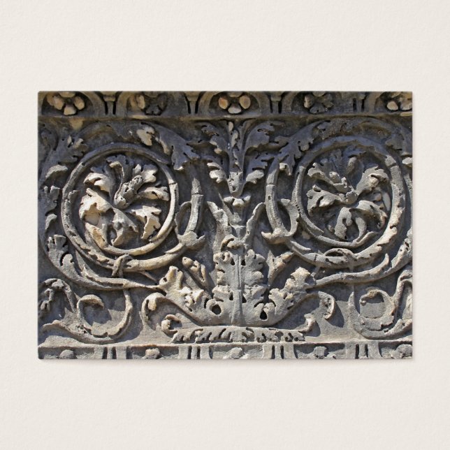 Romeinse steen visitekaartjes (Voorkant)