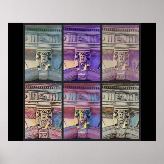 Romeinse straat poster (Voorkant)