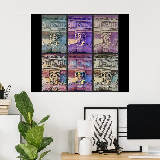 Romeinse straat poster (Thuiskantoor)