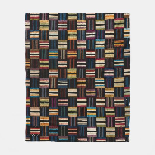 Romeinse strepen fleece deken (Voorkant)