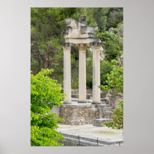 Romeinse tempelruïnes, Frankrijk Poster