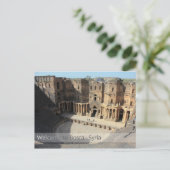 Romeinse theater Bosra, Syrië Briefkaart (Staand voorkant)