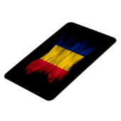 Romeinse vlag, penseelstreek, nationale vlag magneet (Linkerzijde)