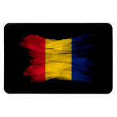 Romeinse vlag, penseelstreek, nationale vlag magneet (Horizontaal)