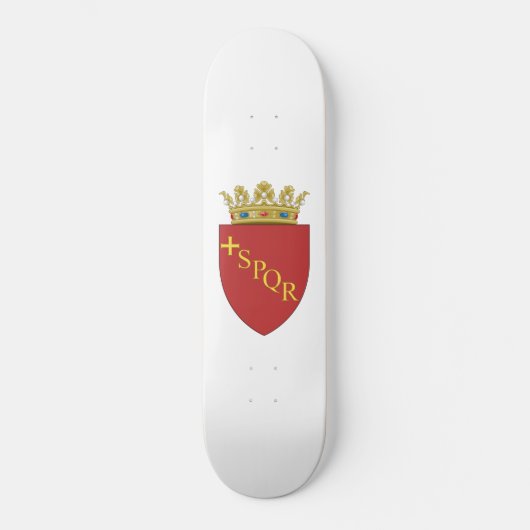 Romeinse wapenstilstand (SPQR) (Rome, Italië) Persoonlijk Skateboard (Voorkant)
