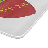 Romeinse wapenstilstand (SPQR) (Rome, Italië) Snijplank (Hoek)