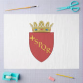 Romeinse wapenstilstand (SPQR) (Rome, Italië) Tissuepapier (Craft)