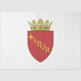 Romeinse wapenstilstand (SPQR) (Rome, Italië) Tissuepapier