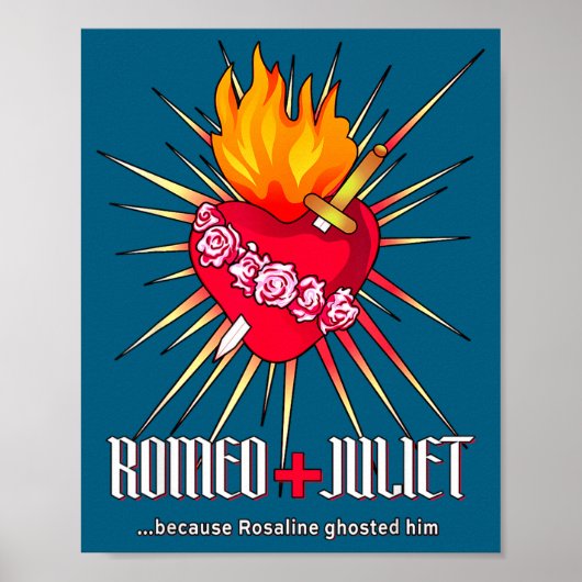 Romeo And Juliet Sacred Heart, Ghosted By Rosaline Poster (Voorkant)