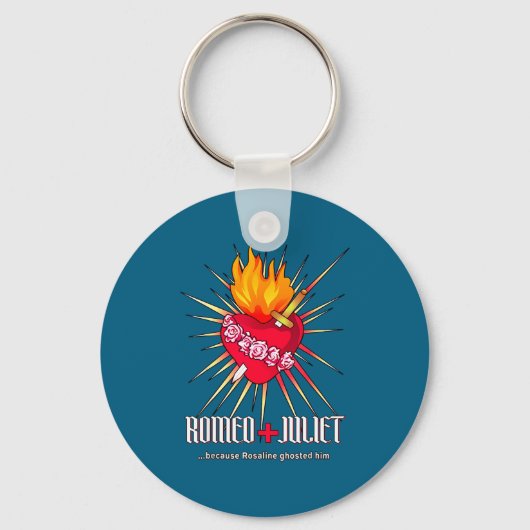 Romeo And Juliet Sacred Heart, Ghosted By Rosaline Sleutelhanger (Voorkant)