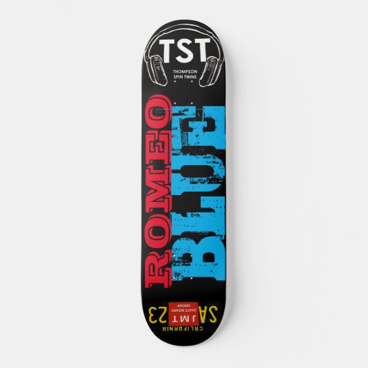 ROMEO BLUE / TST Skateboard (Voorkant)