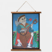 Romeo, coppertone, cheeseburger in het paradijs hangend wandkleed (Voorkant)