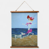 Romeo, coppertone, cheeseburger in het paradijs hangend wandkleed (Voorkant 2)