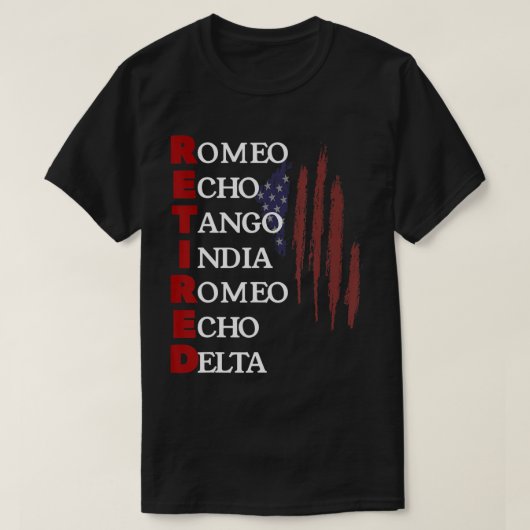 Romeo Echo Tango India Romeo Echo Delta Ve T-shirt (Design voorkant)