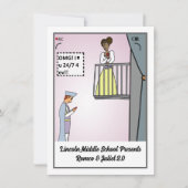 Romeo en Julia 2.0 Flat Holiday Kaart (Voorkant)