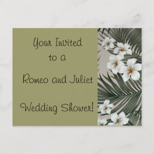 Romeo en Julia, bruiloft uitnodigt Uitnodiging Briefkaart