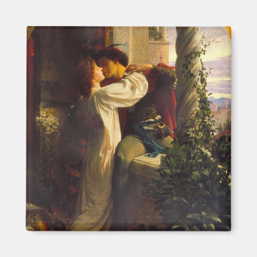 Romeo en Julia, ca. 1884 door Frank Dicksee Magneet (Voorkant)