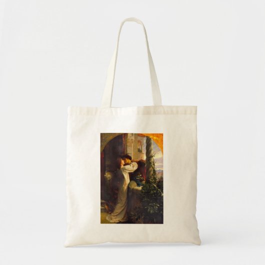 Romeo en Julia, ca. 1884 door Frank Dicksee Tote Bag (Voorkant)