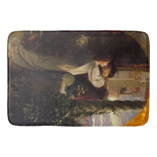 Romeo en Julia (door Frank Dicksee) Badmat (Voorkant)