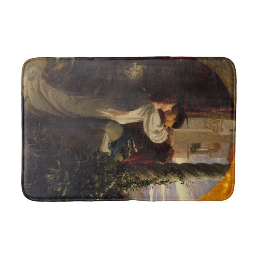 Romeo en Julia (door Frank Dicksee) Badmat (Voorkant)
