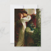 Romeo en Julia door Frank Dicksee Bedankkaart (Voorkant)